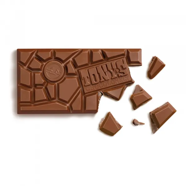 Tony’s Chocolonely Reep Melkchocolade Hazelnoot (15x 180gr)