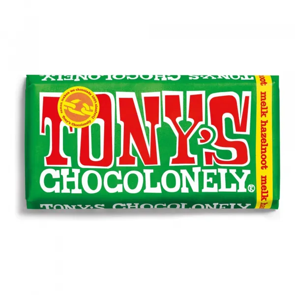 Tony’s Chocolonely Reep Melkchocolade Hazelnoot (15x 180gr)