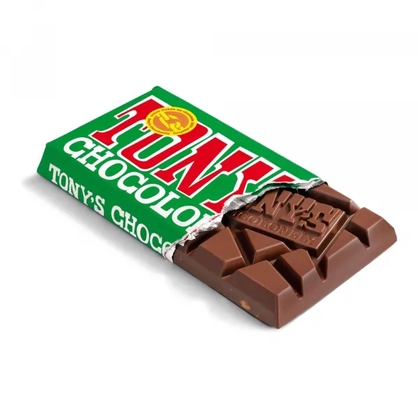 Tony’s Chocolonely Reep Melkchocolade Hazelnoot (15x 180gr)