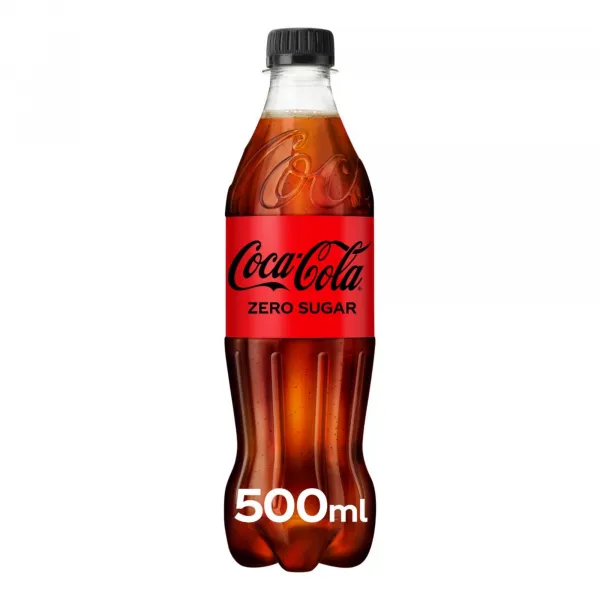 Coca-Cola Zero Sugar Pet (12x 50cl) - Afbeelding 2