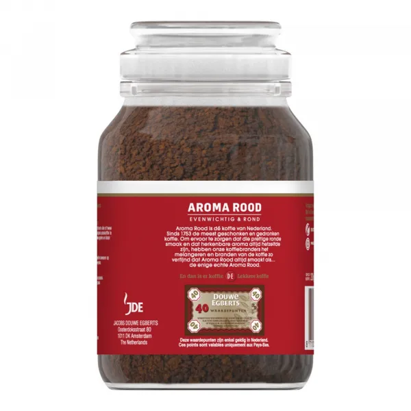 Douwe Egberts Moccona Oploskoffie Aroma Rood (6x200gr)