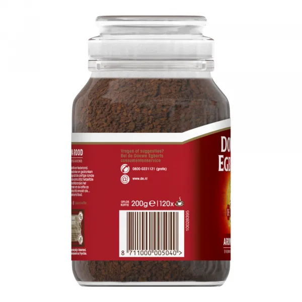 Douwe Egberts Moccona Oploskoffie Aroma Rood (6x200gr)