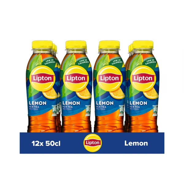 Lipton ice tea lemon koolzuurvrij pet (12x 50cl)