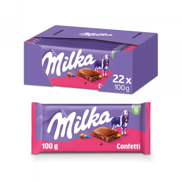 Milka Tablet Confetti (22x 100gr)