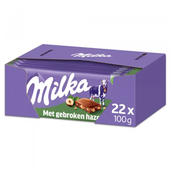 Milka Tablet Gebroken Noot (22x 100gr)