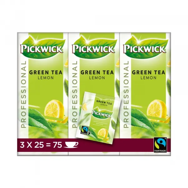 Pickwick Professional Groene Thee Lemon(75x2gr)