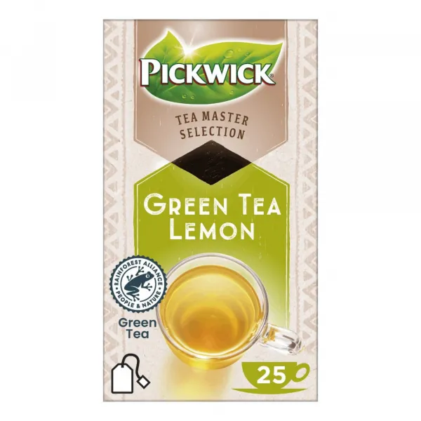 Pickwick Tea Master Selection Green Tea Lemon (4×25 stuks)