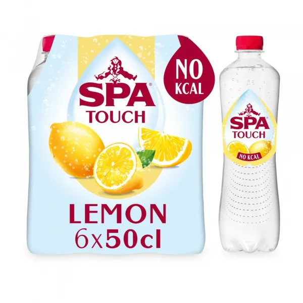 Spa touch sparkling lemon pet (6x 50cl)