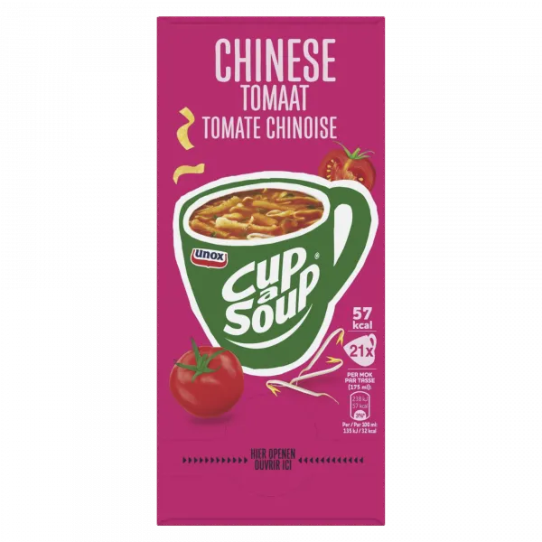 Unox Cup-a-Soup Chinese Tomaat (21x 175ml)