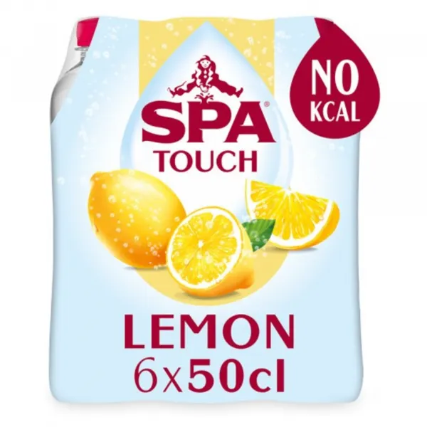 Spa touch sparkling lemon pet (6x 50cl)