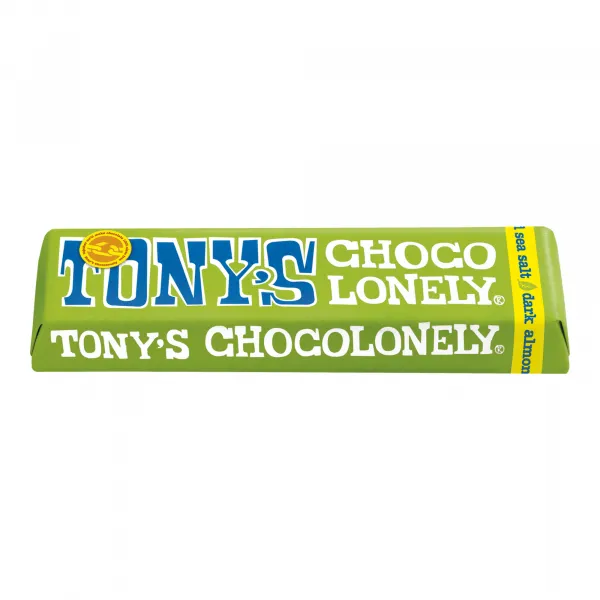 Tony’s Chocolonely Pure Chocolade Amandel Zeezout (35x 47gr)