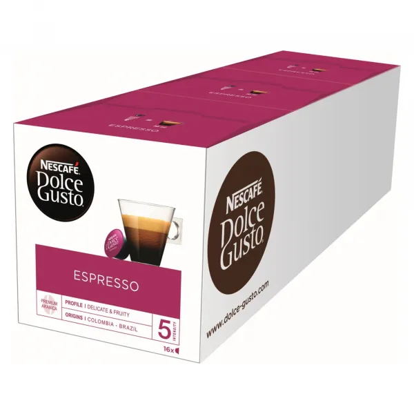 Nescafe Dolce Gusto Espresso (3x 16 cups)