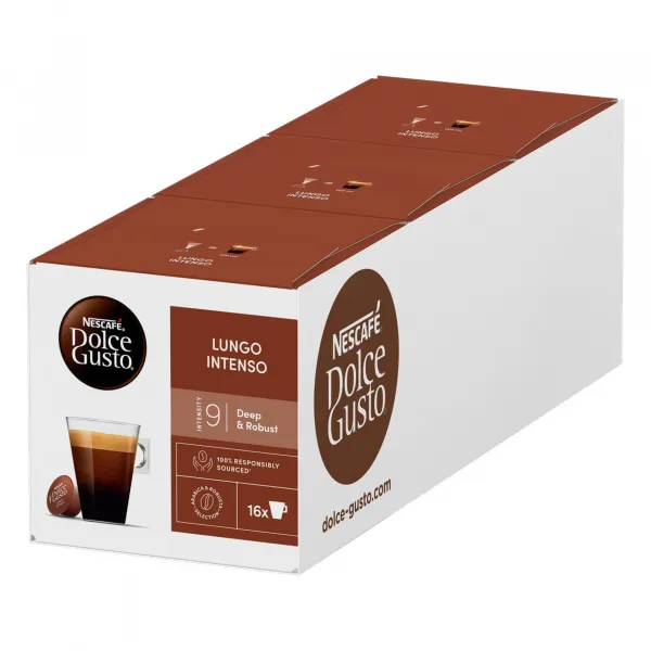 Nescafe Dolce Gusto Lungo Intenso (3x 16 cups)