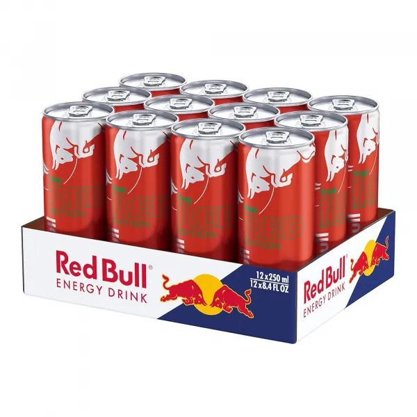 Red Bull The Red Edition Watermeloensmaak blik (12x 25cl)