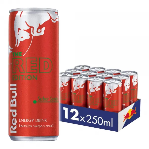 Red Bull The Red Edition Watermeloensmaak blik (12x 25cl)