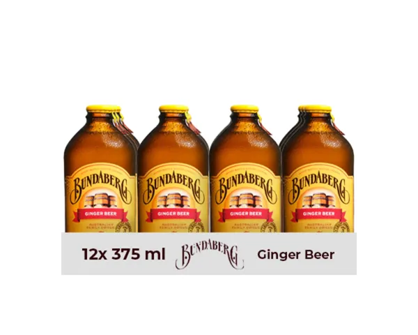 Bundaberg ginger beer flesje (12x 375ml)