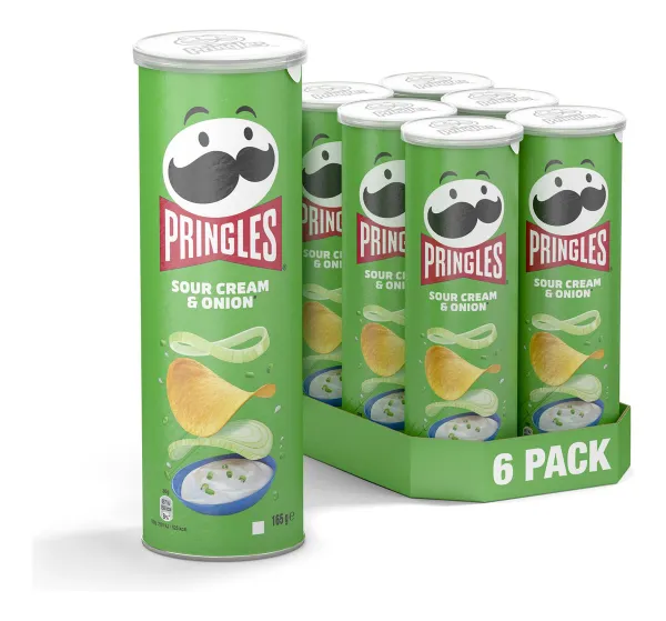 Pringles Sour Cream & Onion (19x 165gr)