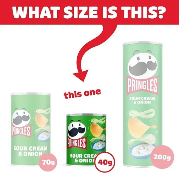 Pringles Sour Cream & Onion (12x 40gr)