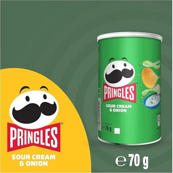 Pringles Sour Cream & Onion (12x 70gr)