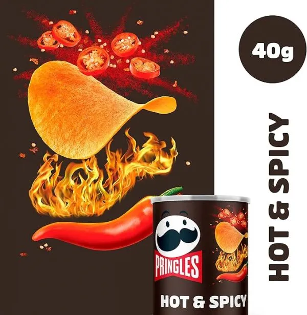 Pringles Hot & Spicy Klein (12x 40gr)