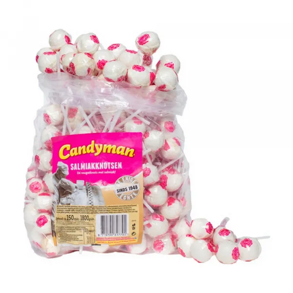 Candyman Salmiakknotsen (150 stuks)