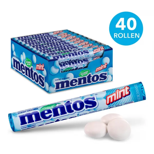 Mentos Mint Rol (40x 37,5gr)