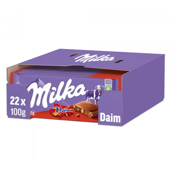 Milka Tablet Daim (22x 100gr)