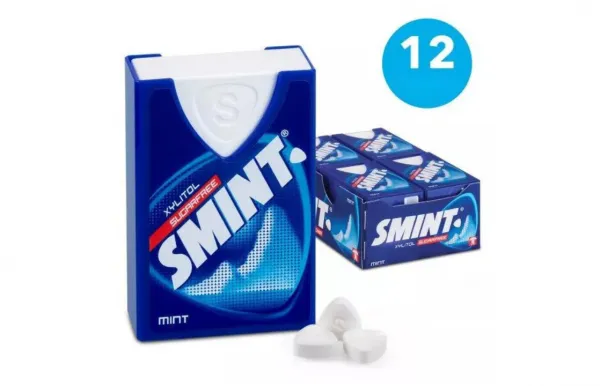 Smint Mint Blauw (12x 40 stuks)