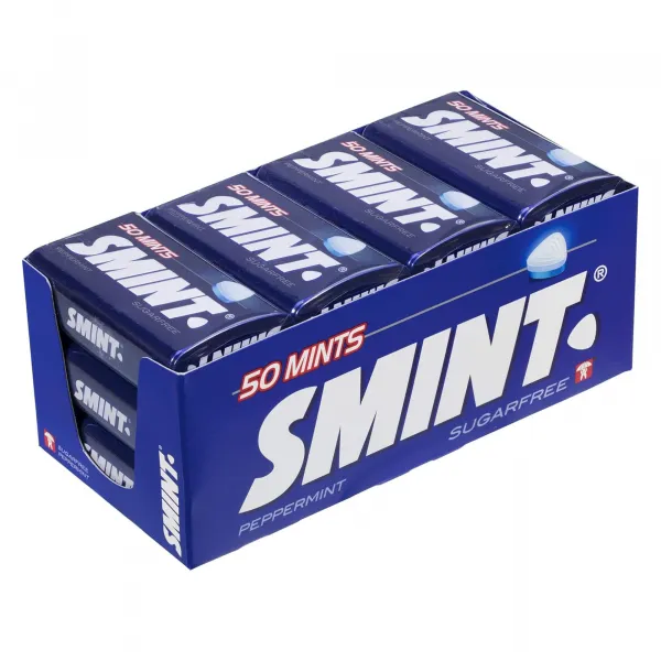 Smint XL Tin Peppermint (12x 50 stuks)