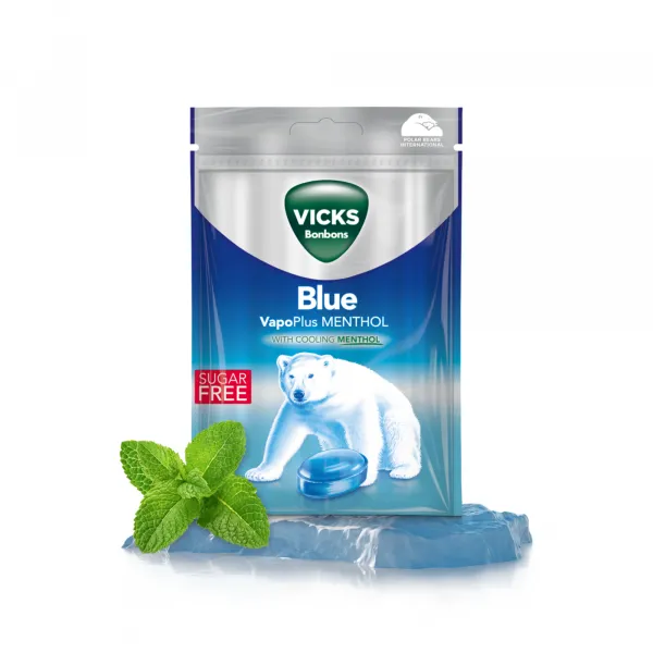 Vicks Blue Suikervrij Zak (20x 72gr)