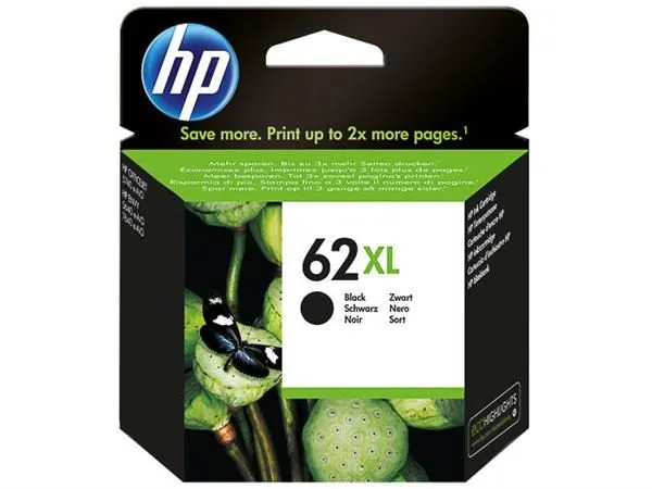 C2P05AE HP OJ5740 INK BLACK HC HP62XL 12ml 600page