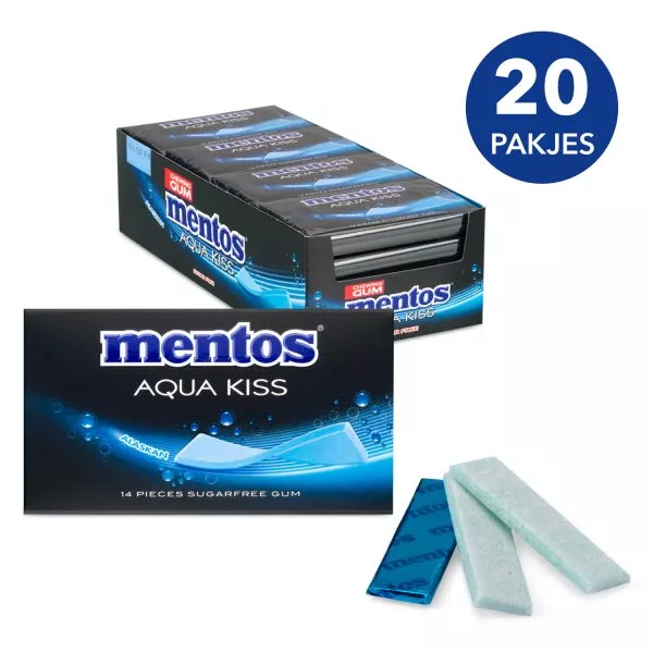 Mentos Gum Aqua Kiss Alaskan (20 stuks)