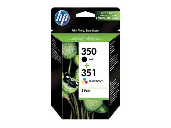 SD412EE HP OJ5780 INK (2) BLK+COL ST HP350 black +