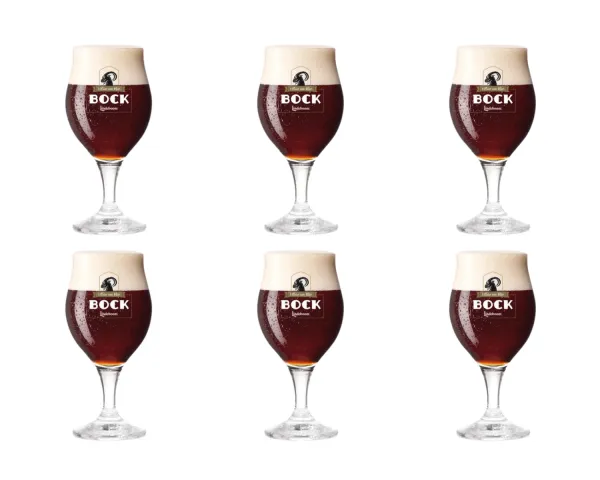 Lindeboom Bock Bierglas (6 stuks)