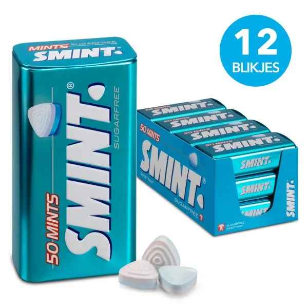 Smint XL tin sweetmint (12x 50 stuks)