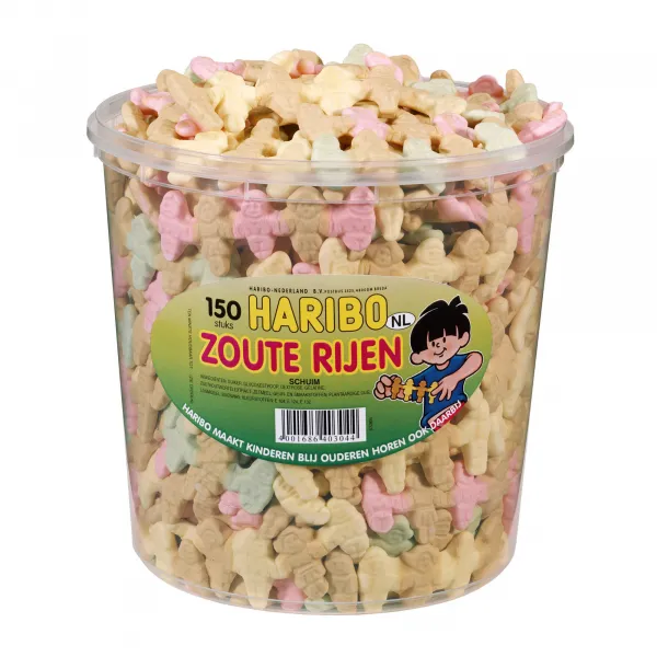 Haribo Schuim Zoute Rijen (150 stuks)