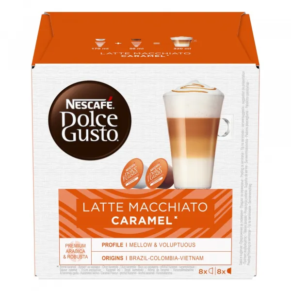 Nescafe Dolce Gusto Latte Macchiato Caramel (3x 16 cups)