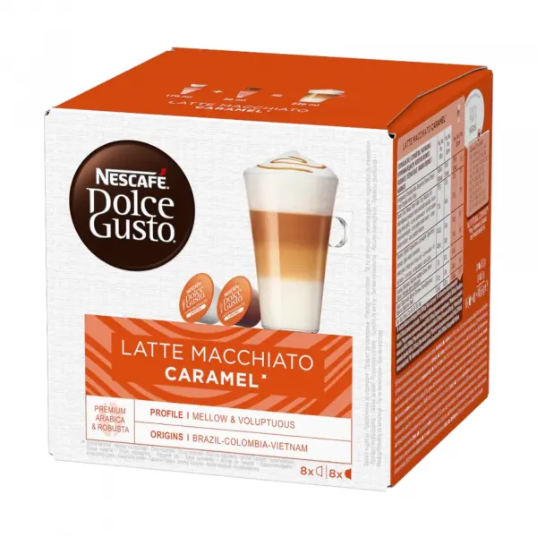 Nescafe Dolce Gusto Latte Macchiato Caramel (3x 16 cups)