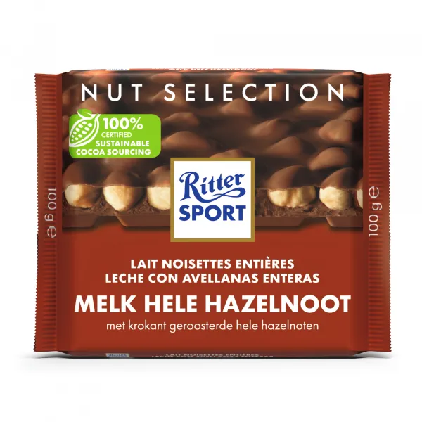 Ritter Sport Melk Hele Hazelnoot (10x 100gr)