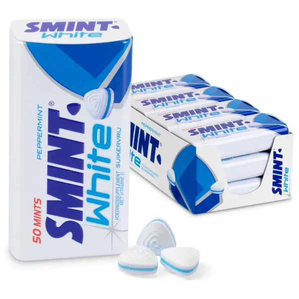 Smint White Peppermint Blikje (12x 35gr)