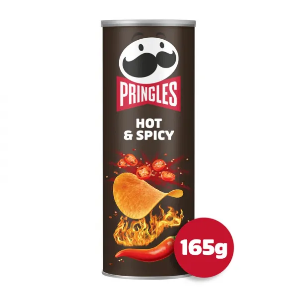 Pringles Hot & Spicy (19x 165gr)