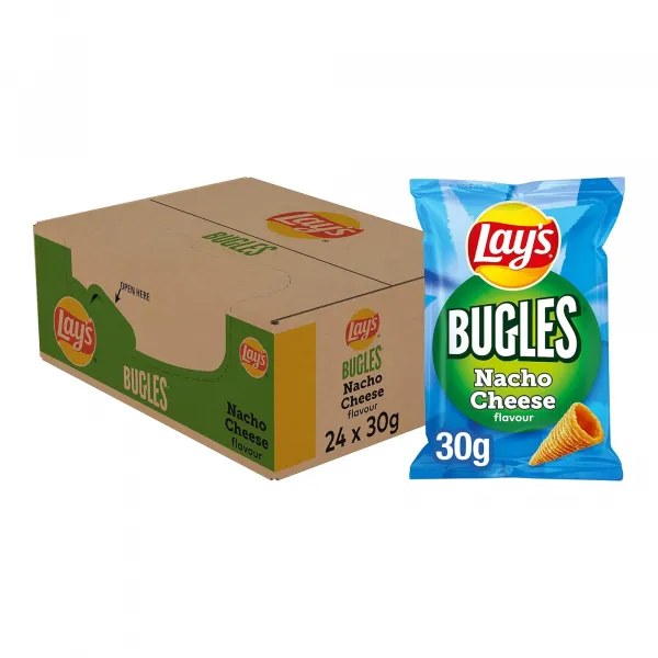 Lay’s Bugles Nacho Cheese (24x 30gr)