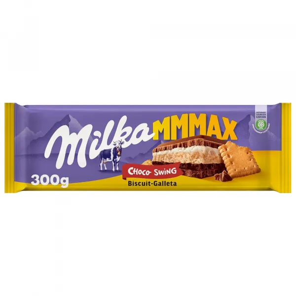 Milka Tablet Choco-Swing Biscuit (12x 300gr)