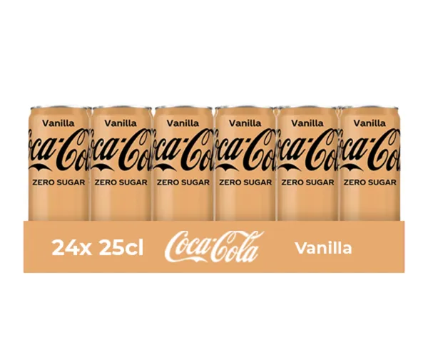 Coca-Cola Zero Vanilla Blik (24x 25cl)