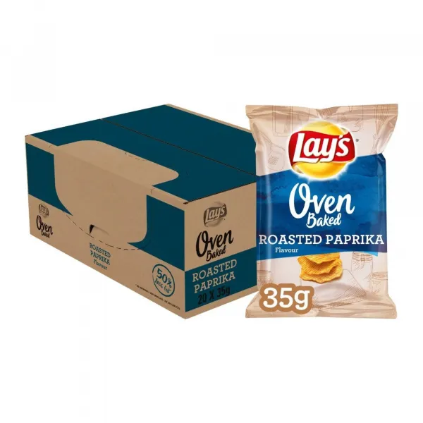 Lay’s Oven Baked Paprika Chips (20x35gr)