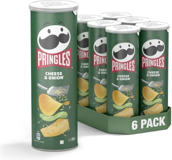 Pringles Cheese & Onion (9x 165gr)