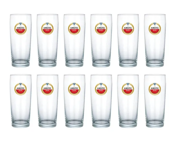 Amstel Bierglazen Stapelbaar (12x 22cl)