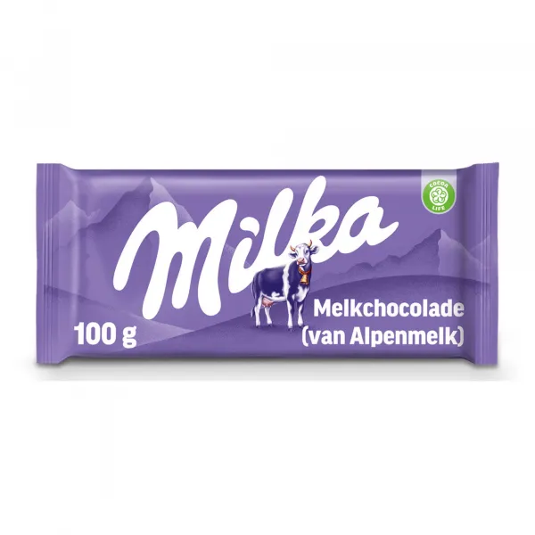 Milka Tablet Alpenmelk Chocolade (24x 100gr)