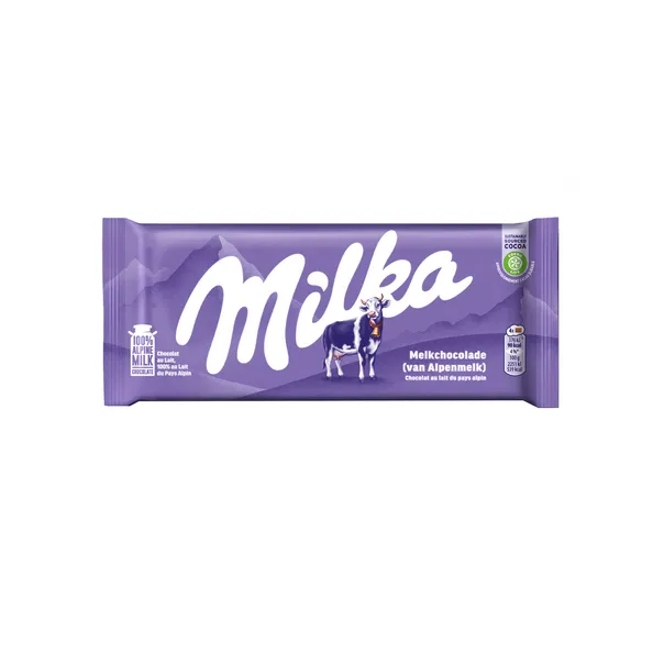 Milka Tablette (24x 100gr) - Großhandel Alpenmilchschokolade