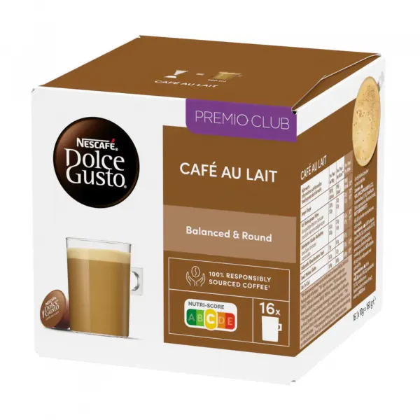 Nescafe Dolce Gusto Café Au Lait (3x 16 cups)